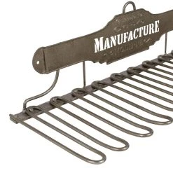 Comptoir De Famille Porte Verres En Fer Gris - Manufacture -SEMA DESIGN Magasin 112260 DET03 WEB