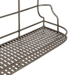 Comptoir De Famille Etagère 4 Pots En Fer Gris - Manufacture -SEMA DESIGN Magasin 112340 DET03 WEB