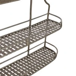 Comptoir De Famille Etagère Pour Pot à épices En Fer Gris - Manufacture -SEMA DESIGN Magasin 112360 DET03 WEB
