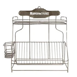 Comptoir De Famille Egouttoir En Fer Gris - Manufacture