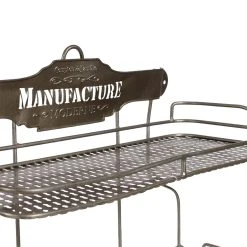 Comptoir De Famille Egouttoir En Fer Gris - Manufacture -SEMA DESIGN Magasin 112370 DET03 WEB