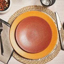 Table Passion Assiette à Dessert En Gres Terracotta D21cm - Vesuvio -SEMA DESIGN Magasin 131da vesuvio