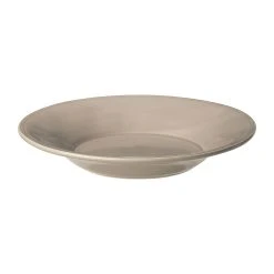 Côté Table Assiette à Pâtes En Faïence Mastic D27cm - Constance