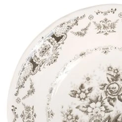 Comptoir De Famille Saladier En Faïence Blanc Et Gris - Clothilde -SEMA DESIGN Magasin 200491 DET02 WEB