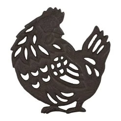 Comptoir De Famille Dessous De Plat En Fonte Poule - Campagne