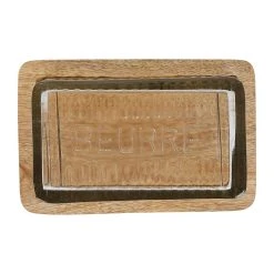 Comptoir De Famille Beurrier En Verre Et Manguier - Grand Office -SEMA DESIGN Magasin 201214 DET03 WEB