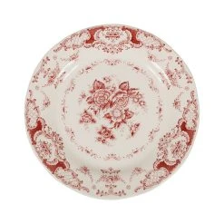 Comptoir De Famille Assiette à Dessert En Faience Bordeaux D20cm - Clothilde