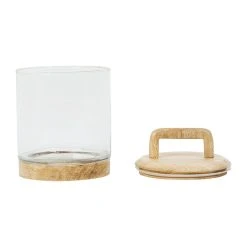 Comptoir De Famille Bocal Avec Couvercle De Chez Gaston Naturel 1.25l -SEMA DESIGN Magasin 201407 DET02 WEB