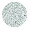 Comptoir De Famille Assiette Plate En Faïence Vert D26cm - P'tites Fleurs -SEMA DESIGN Magasin 201472 DEB WEB