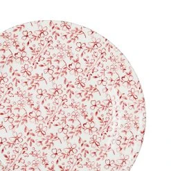 Comptoir De Famille Assiette Dessert En Faïence Bordeaux D20cm - P'tites Fleurs -SEMA DESIGN Magasin 201480 DET01 WEB