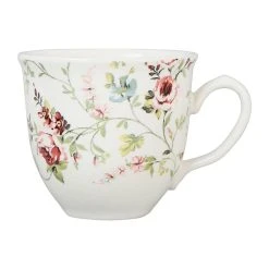 Comptoir De Famille Tasse Et Sous-tasse En Faïence Multicolore - P'tites Fleurs -SEMA DESIGN Magasin 201492 DET01 WEB