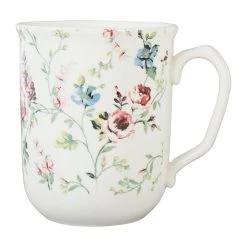Comptoir De Famille Tasse Haute En Faïence Multicolore - P'tites Fleurs