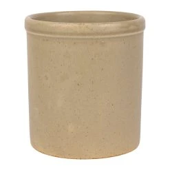 Comptoir De Famille Range Couverts Grège D12xh13cm En Gres - Suzanne