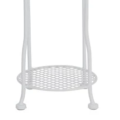 Comptoir De Famille Porte Rouleau Papier De Toilette Blanc H69.5cm En Fer - Charmet -SEMA DESIGN Magasin 201626 DET03 WEB