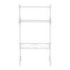 Comptoir De Famille Porte Serviettes Blanch96.5cm En Fer - Charmet -SEMA DESIGN Magasin 201630 DEB WEB