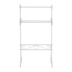 Comptoir De Famille Porte Serviettes Blanch96.5cm En Fer - Charmet