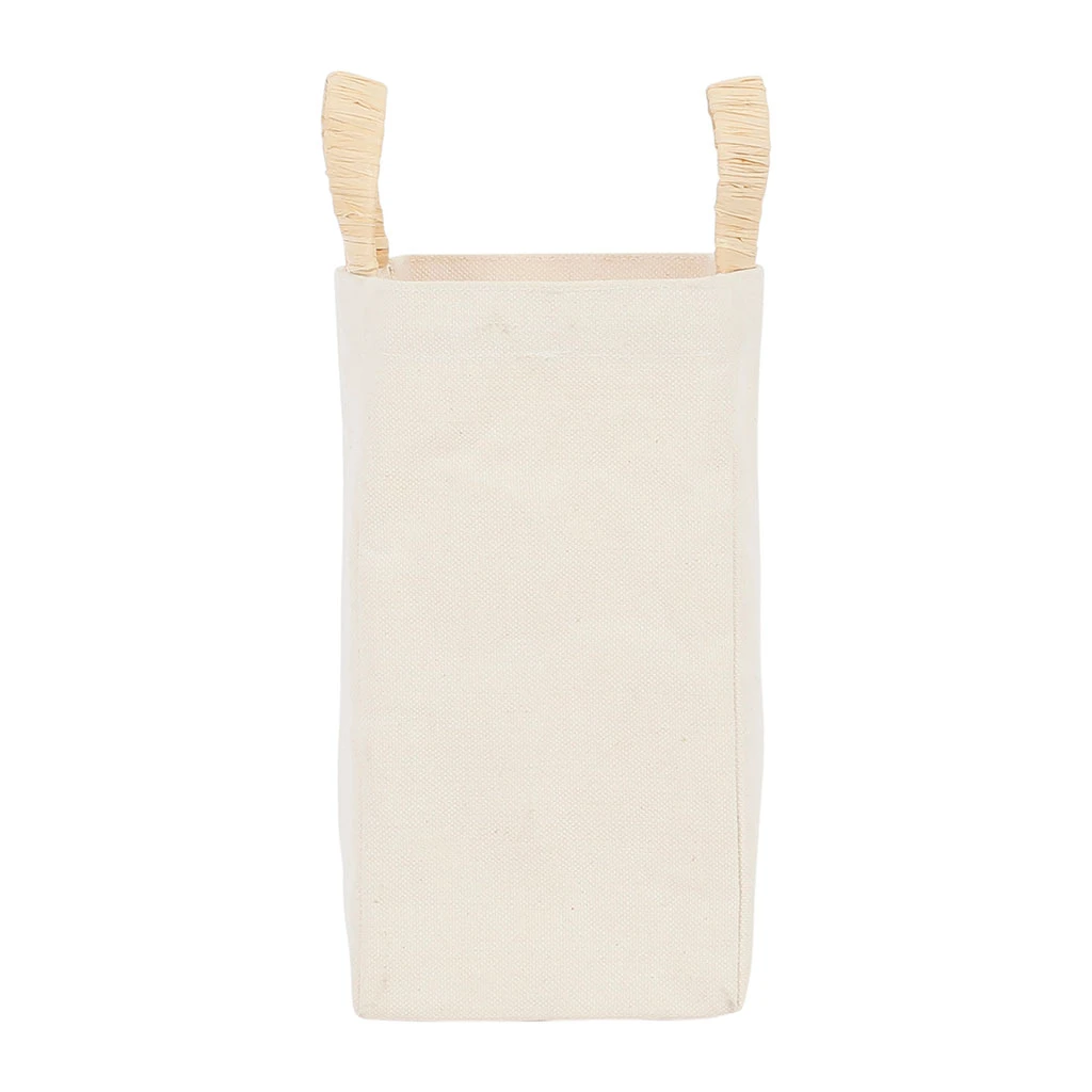 Comptoir De Famille Cache-bouteille Naturel En Toile De Coton Et Raphia - Emelise 3 Comptoir De Famille Cache-bouteille Naturel En Toile De Coton Et Raphia - Emelise