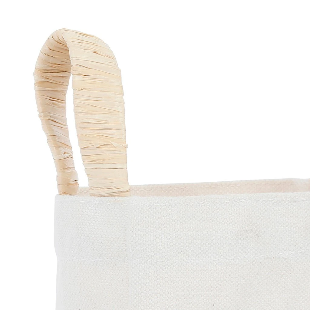 Comptoir De Famille Cache-bouteille Naturel En Toile De Coton Et Raphia - Emelise 5 Comptoir De Famille Cache-bouteille Naturel En Toile De Coton Et Raphia - Emelise – Image 3