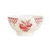 Comptoir De Famille Bol En Faïence Rouge D13cl - Damier -SEMA DESIGN Magasin 2042 DEB WEB