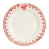 Comptoir De Famille Assiette Plate En Faïence Rouge D27cm - Damier -SEMA DESIGN Magasin 2363 DEB WEB