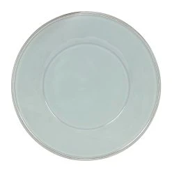 Côté Table Assiette Plate En Faïence Vert D'eau D28.5cm - Constance