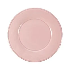 Côté Table Assiette A Dessert En Faïence Rose Poudré D23.5cm -constance