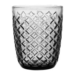 Côté Table Gobelet Arlequin Gris En Verre