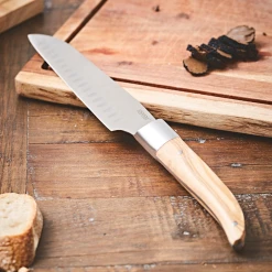 TARRERIAS BONJEAN Bloc 5 Couteaux En Inox Et Olivier - Laguiole -SEMA DESIGN Magasin 2f4b1 couteau laguiole