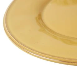 Côté Table Assiette Plate En Faïence Moutarde D28.5cm - Constance -SEMA DESIGN Magasin 30301 DET01 WEB