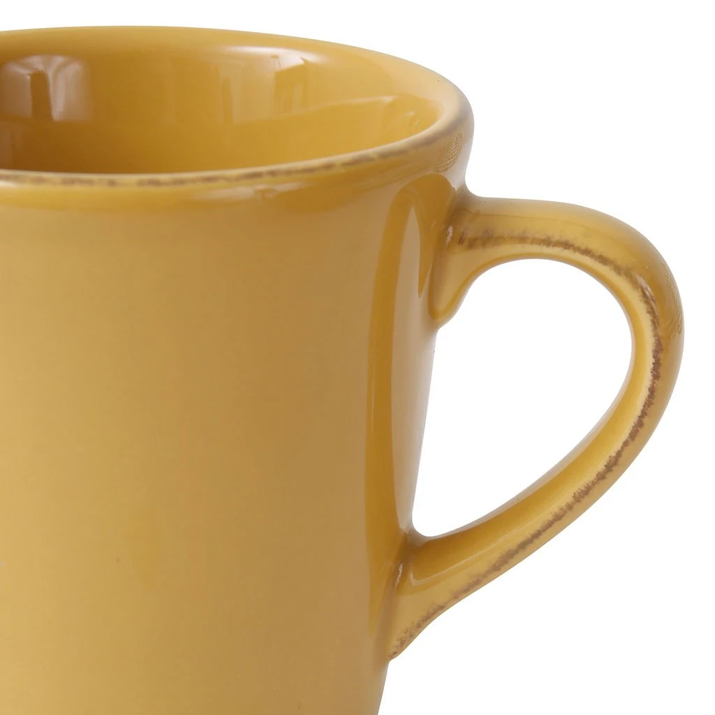 Côté Table Mug Americain En Faïence Moutarde 5 Côté Table Mug Americain En Faïence Moutarde – Image 3