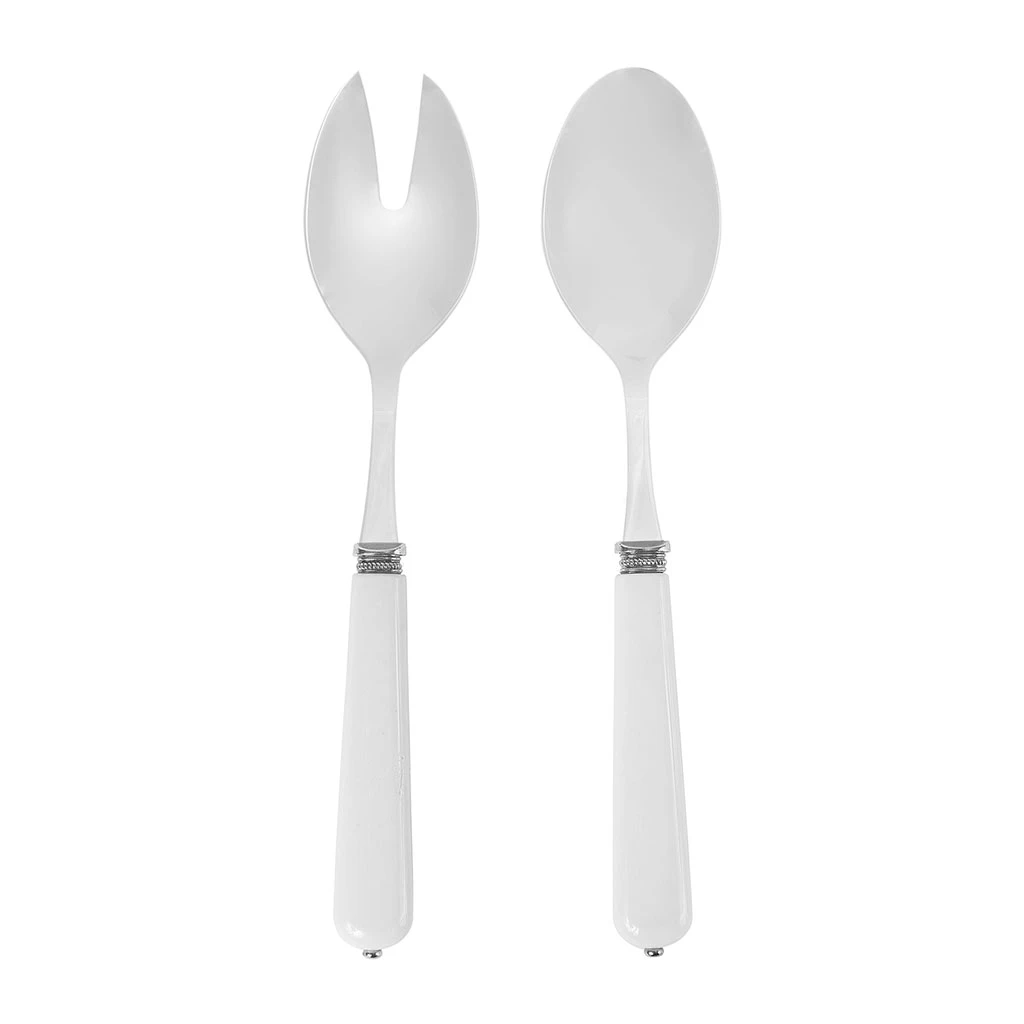 Côté Table Couverts à Saladeen Inox Blanc - Lucie 3 Côté Table Couverts à Saladeen Inox Blanc - Lucie