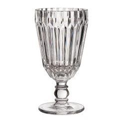 Côté Table Verre à Pied Fleuria Transparent En Verre