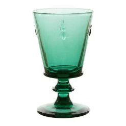 Côté Table Verre à Pied Abeilles Bronze En Verre