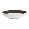 Côté Table Assiette Creuse En Porcelaine Noir Et Doré D23cm - Ginger -SEMA DESIGN Magasin 34706 DEB WEB