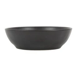 Côté Table Assiette Creuse En Grès Noir D19cm - Ingrid