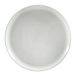 Côté Table Assiette Plate En Grès Blanc D27cm - Ingrid