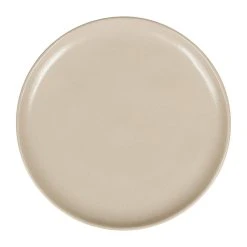 Côté Table Assiette Plate En Grès Sable D27cm - Ingrid