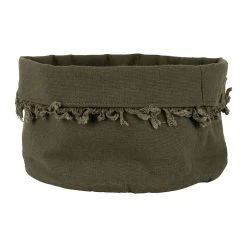 Côté Table Paniere A Pain Nalia Thym D18xh15cm Coton 180g/m2