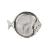 Côté Table Plat Poisson Ocean Gris Argente 20x15cm En Aluminium Et Nickel -SEMA DESIGN Magasin 37658 DEB WEB