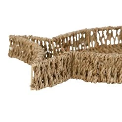 Côté Table Lot De 2 Plateaux Poisson En Jonc De Mer Et Fer - Borneo -SEMA DESIGN Magasin 37708 DET02 WEB