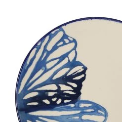 Côté Table Assiette Dessert Mareea Bleu+blanc D21.5cm Faience -SEMA DESIGN Magasin 37755 DET01 WEB