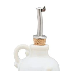 Côté Table Huilier En Grès Réactif Blanc 50cl - Flore -SEMA DESIGN Magasin 37868 DET02 WEB