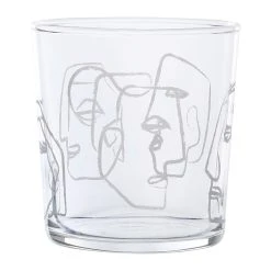Côté Table Gobelet Visage Bodega Blanc 35.5cl En Verre