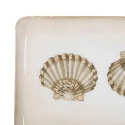 Côté Table Plateau Rectangulaire Taupe Et Doré 30.5x15.5cm En Fer - Bordemer -SEMA DESIGN Magasin 38908 DET02 WEB