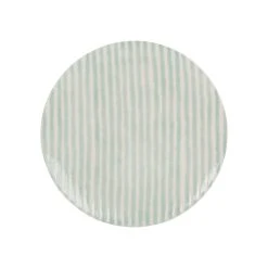 Côté Table Assiette à Dessert Turquoise Réactif D22cm Faience - Raina