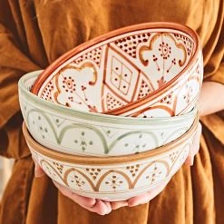 Chabi Chic Saladier Vert Amande Et Or D20cm - Zwak -SEMA DESIGN Magasin 41fe0 amb hd fds cat23 5850