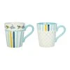 Jardin D'Ulysse Lot De 2 Mugs En Grès Bleu Ciel - Un été à La Mer -SEMA DESIGN Magasin 466917 DEB WEB