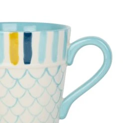 Jardin D'Ulysse Lot De 2 Mugs En Grès Bleu Ciel - Un été à La Mer -SEMA DESIGN Magasin 466917 DET01 WEB