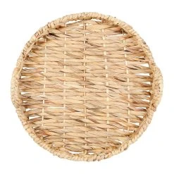 Jardin D'Ulysse Lot De 2 Plateaux Rond En Jacinthe D'eau - Un été A La Mer -SEMA DESIGN Magasin 467029 DET03 WEB