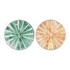 Jardin D'Ulysse Dessous Verre X2 Monarque Vert Et Corail En Nacre -SEMA DESIGN Magasin 467039 DEB WEB